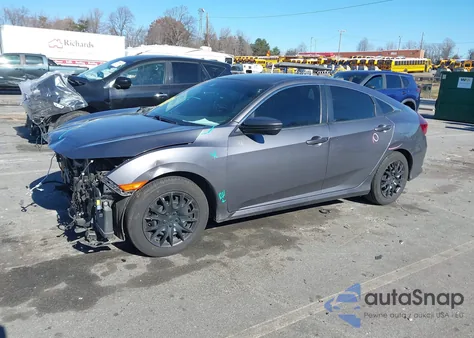2019 Honda Civic Lx z USA, uszkodzony, nr VIN 19XFC2F63KE047123